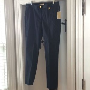 Michael Kors NEW Cropped/ Petite Slacks, Navy, 10